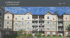 Desktop Screenshot of cypressplacecondominium.com